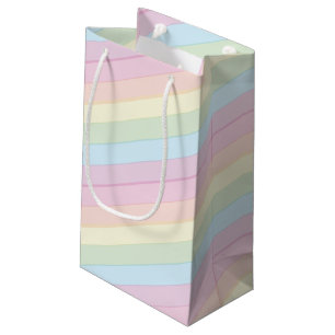 Rainbow Raindrop Baby Shower Sprinkle Small Gift Bag
