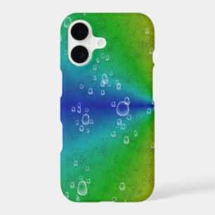 Rainbow & Raindrops in Elephantenskin Leatheroptik