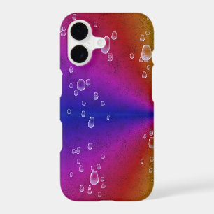 Rainbow & Raindrops in Elephantenskin Leatheroptik