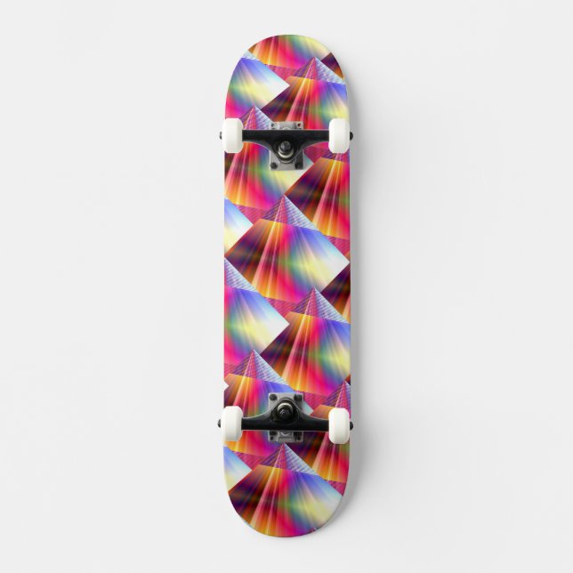 Rainbow Rays Skateboard (Front)