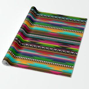 Rainbow Razor Wrapping Paper