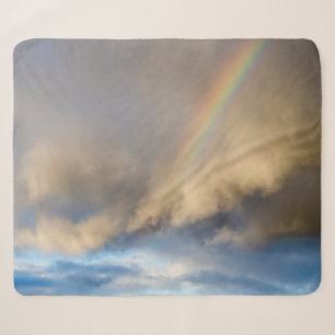 rainbow rebellion sherpa blanket