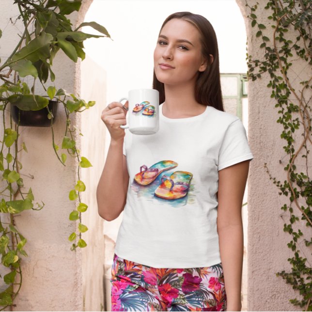 Rainbow Reef Flip Flops Coffee Mug (Creator Uploaded)