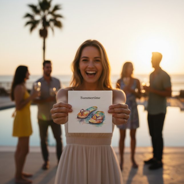 Rainbow Reef Flip Flops, custom Napkin (Creator Uploaded)