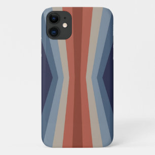 Rainbow reflection in retro style iPhone 11 case