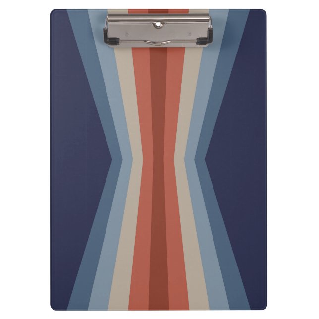 Rainbow reflection in retro style clipboard (Front)