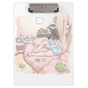 Rainbow Relaxation Clipboard