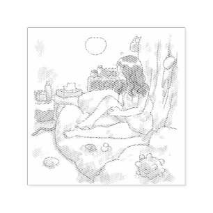 Rainbow Relaxation Self-inking Stamp