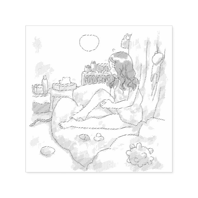 Rainbow Relaxation Self-inking Stamp (Design)