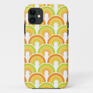 Rainbow Retro Fifties Pattern iPhone 11 Case