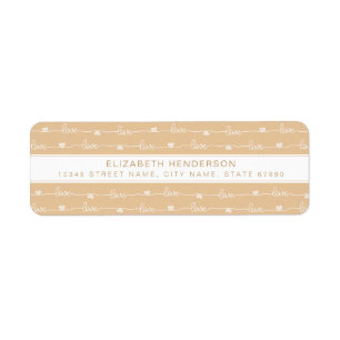 Rainbow Return Address Labels