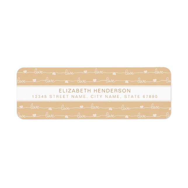 Rainbow Return Address Labels (Front)