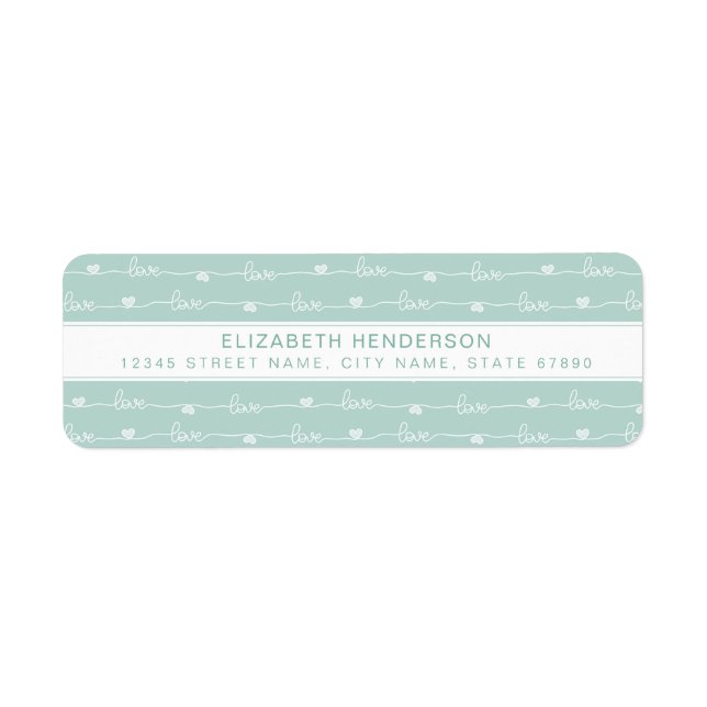 Rainbow Return Address Labels (Front)