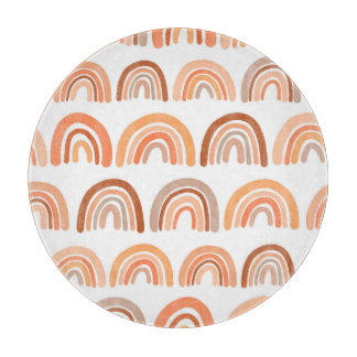 Rainbow Reverie: Vintage Vibrance Cutting Board