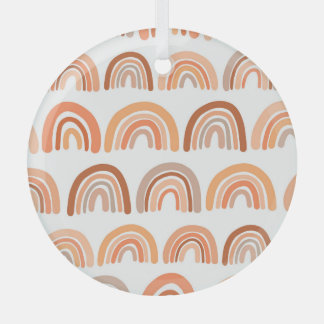 Rainbow Reverie: Vintage Vibrance Glass Tree Decoration