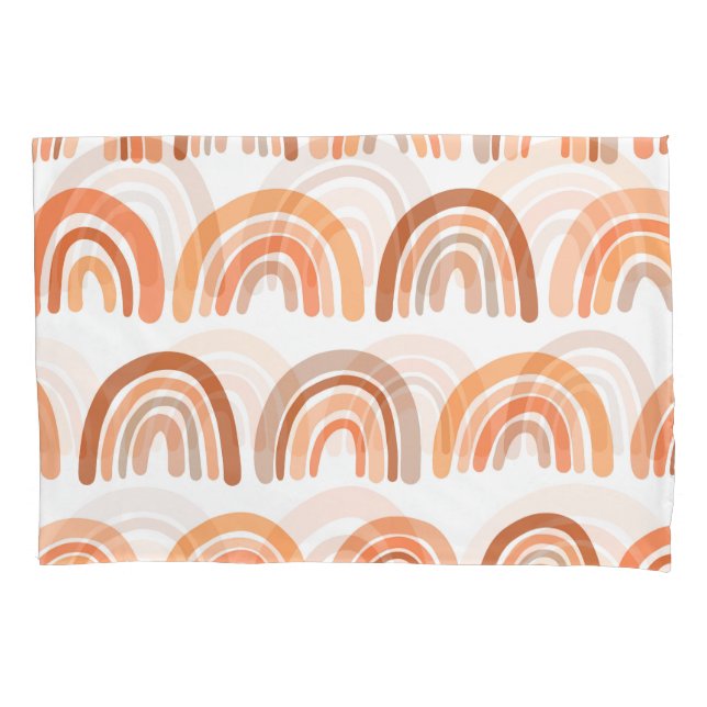 Rainbow Reverie: Vintage Vibrance Pillowcase (Front)