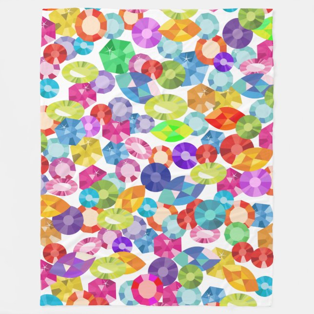 rainbow rhinestones blanket (Front)