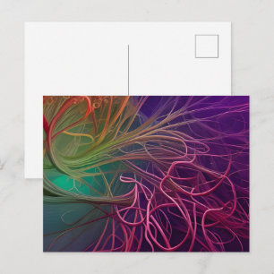 Rainbow Rhizomes   Postcard