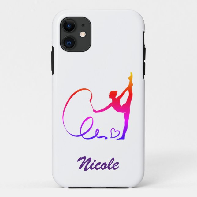 Rainbow Rhythmic Gymnastics Case-Mate iPhone Case (Back)
