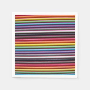 Rainbow Ribbon Cable Napkins