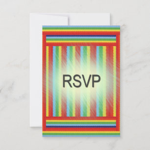 Rainbow Ribbon RSVP