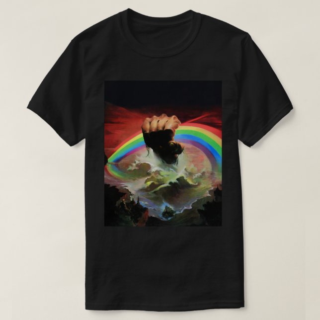 Rainbow Rising Classic Perfection  Graphic T-Shirt (Design Front)