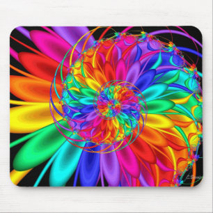 Rainbow Road Mouse Mat