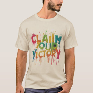 Rainbow Roar: Claim Your Victory in Color T-Shirt