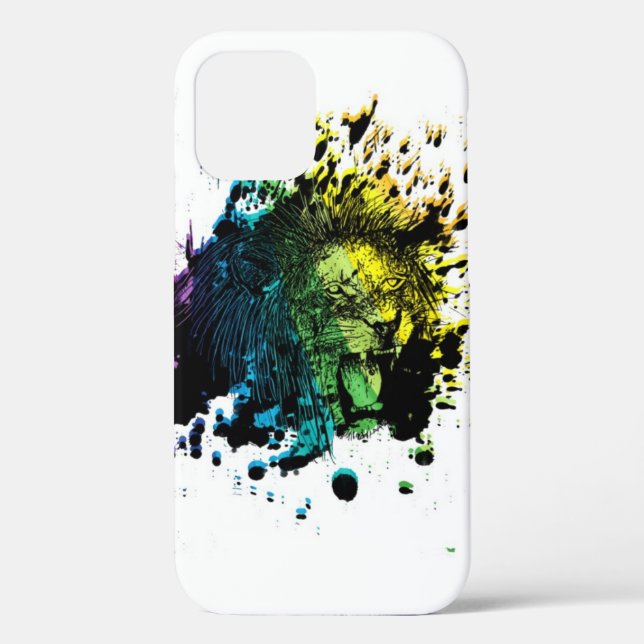 Rainbow Roaring Lion Case-Mate iPhone Case (Back)