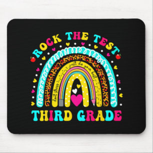 Rainbow Rock The Test Day Third Grade Testing Day  Mouse Mat