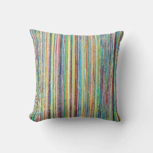 Rainbow Roll 16 x 16 Outdoor Throw Pillow