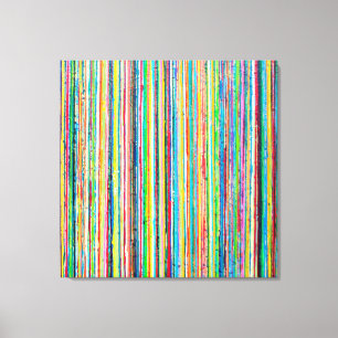 Rainbow Roll 32 x 32 Canvas Print