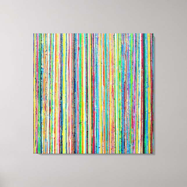Rainbow Roll 32 x 32 Canvas Print (Front)