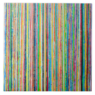 Rainbow Roll 6 x 6 Ceramic Tile
