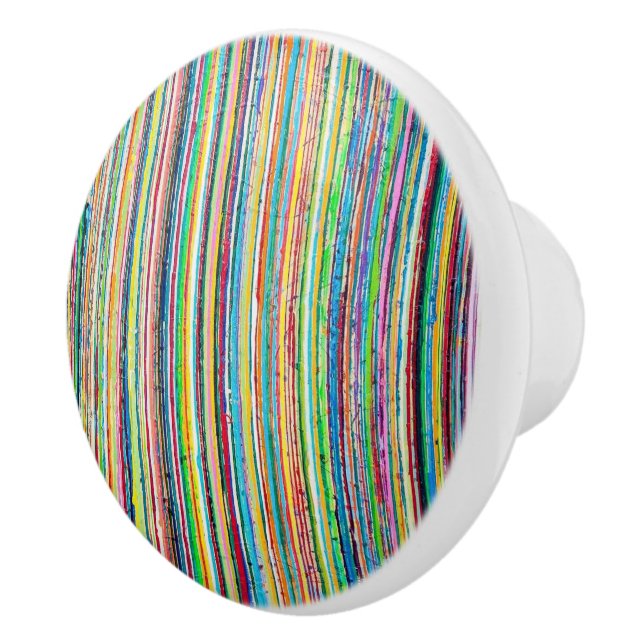 Rainbow Roll Ceramic Knob (Right)