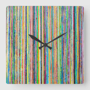 Rainbow Roll Wall Clock