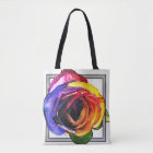 Rainbow Rose Tote