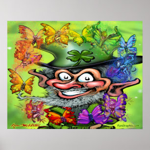 Rainbow roses and Faeries Grocery Bag Poster