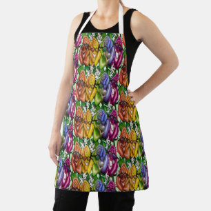 Rainbow Roses Apron