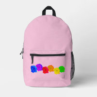 Rainbow Roses Pastel Pink Chic