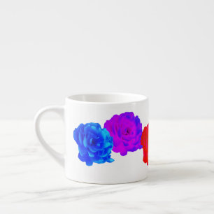 Rainbow Roses Sweet Delight Espresso Cup