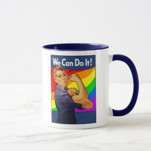 Rainbow Rosie Mug