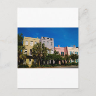 Rainbow Row Charleston, SC Postcard