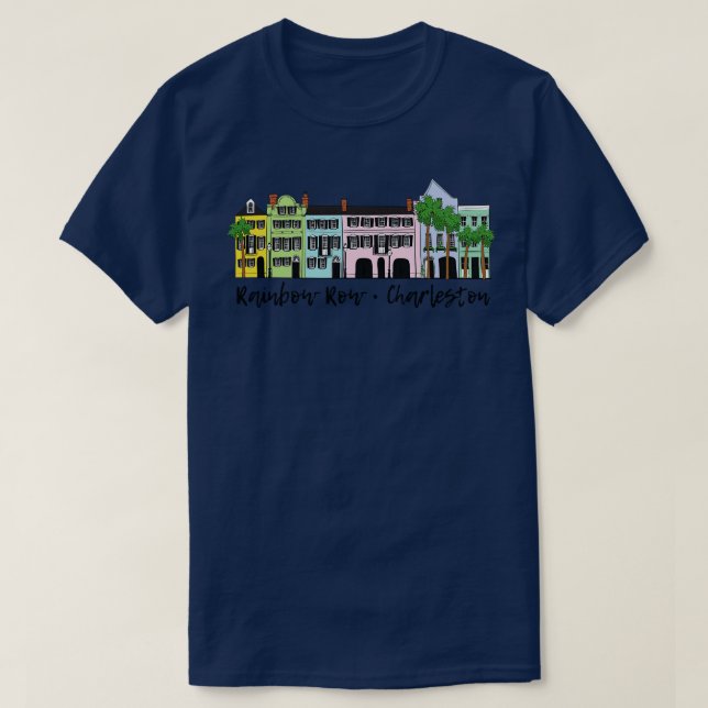 Rainbow Row T-Shirt (Design Front)