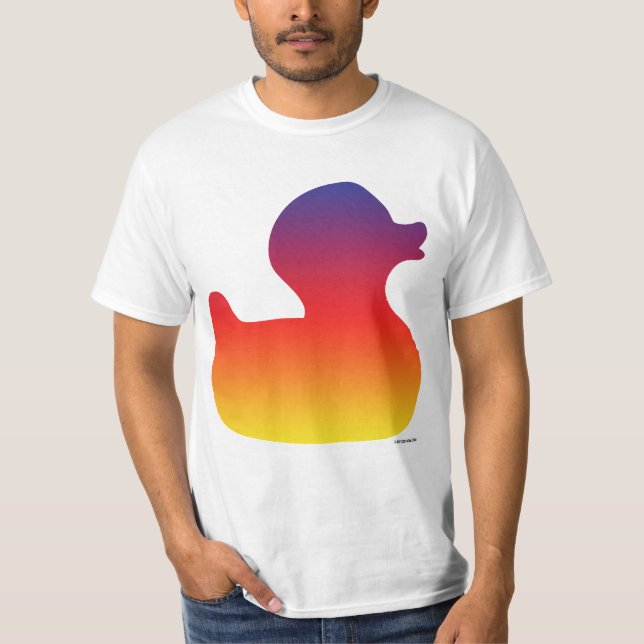 Rainbow Rubber Duckie T-Shirt (Front)