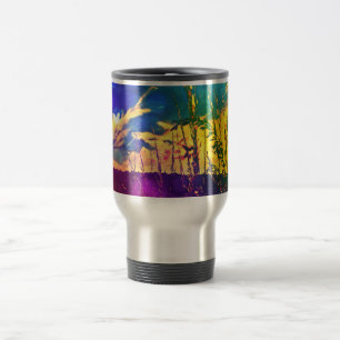 Rainbow Rural Landscape Travel Mug