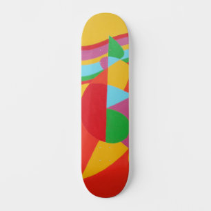 Rainbow Rush Abstract Skateboard