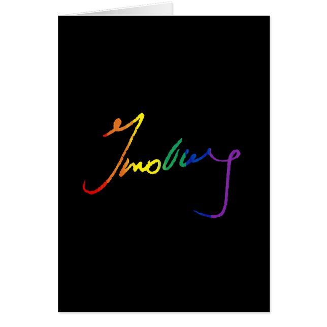 Rainbow Ruth Bader Ginsburg Autograph - LGBT Polit (Front)