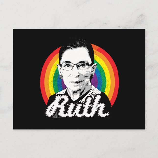 Rainbow Ruth - LGBT Politics - Postcard (Front)