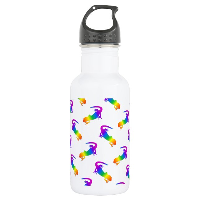 Rainbow Salamander 532 Ml Water Bottle (Front)